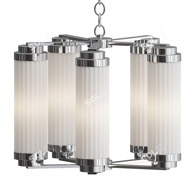 Elegant Conway Pendant Light 3D model image 1