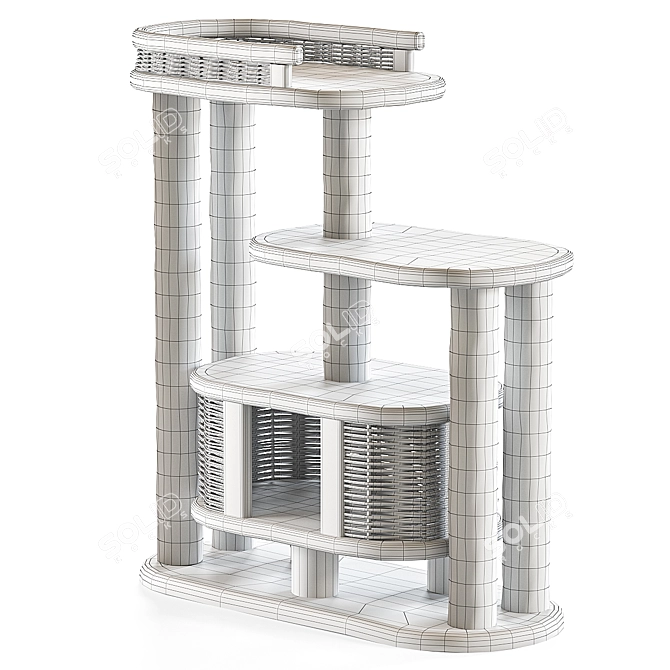 Luxury Cat House: Charusha 3D model image 4