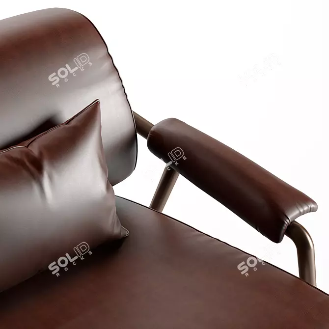 POTOCCO STAY Armchair - Modern Comfort 3D model image 5