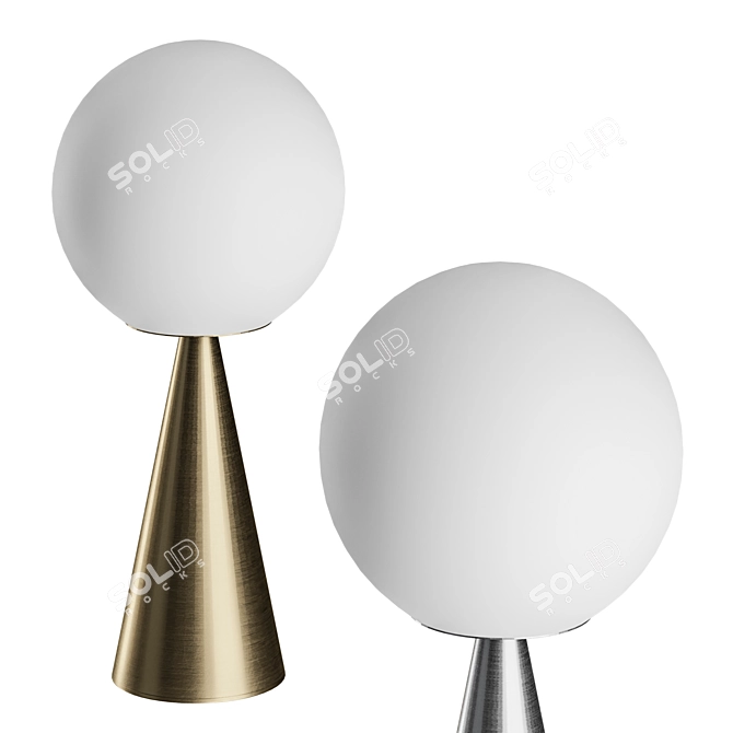 Elegant BILIA Table Lamp: Soft Illumination & Dazzling Design 3D model image 2