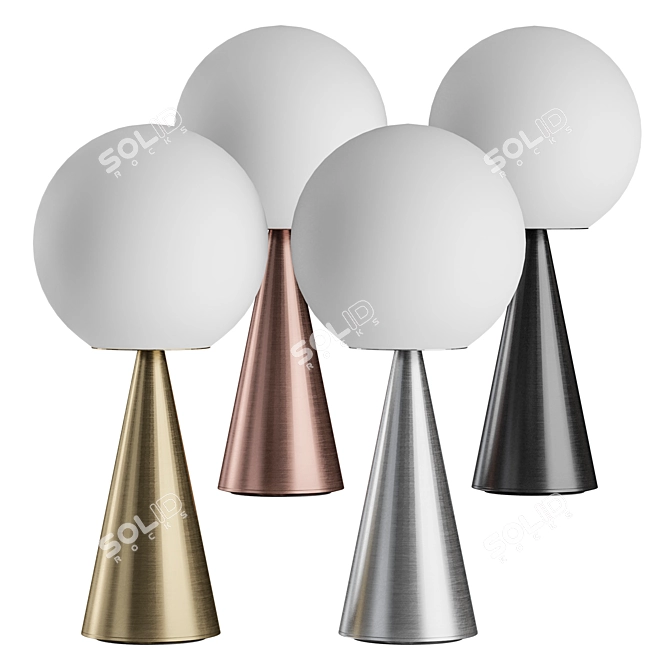 Elegant BILIA Table Lamp: Soft Illumination & Dazzling Design 3D model image 4