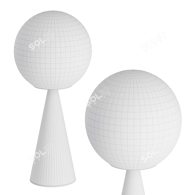 Elegant BILIA Table Lamp: Soft Illumination & Dazzling Design 3D model image 5