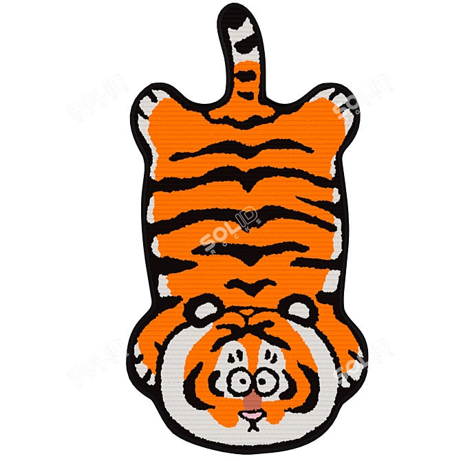 Cartoon Tiger Carpet - Aliexpress 3D model image 1