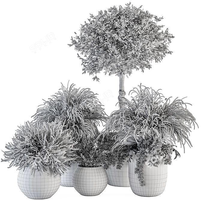 342-Piece Indoor Plant Set 3D model image 6