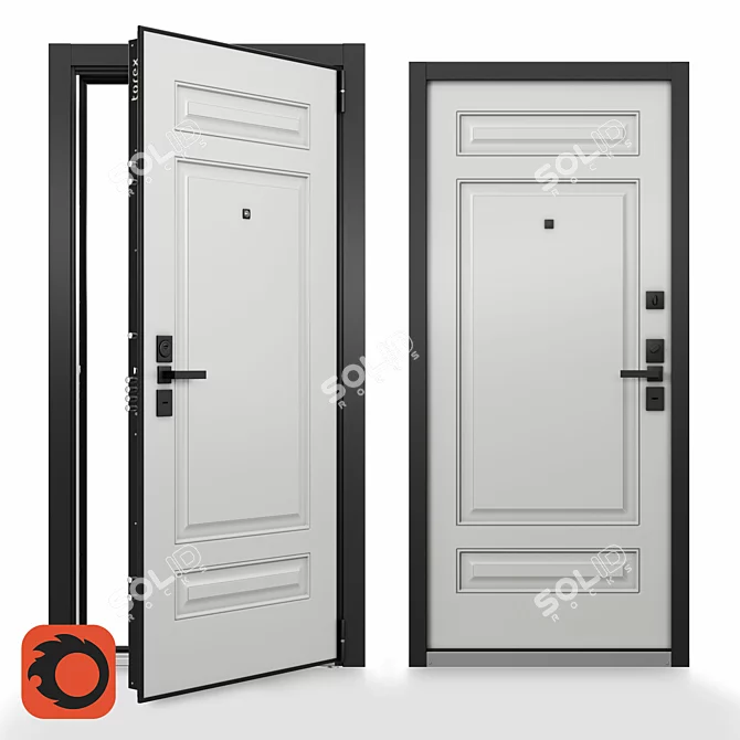 Ultimatum Next: Stylish Design & Smart Home Security 3D model image 1