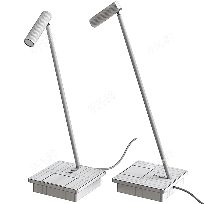 Modern LED Table Lamp by Leds C4 3D model image 2