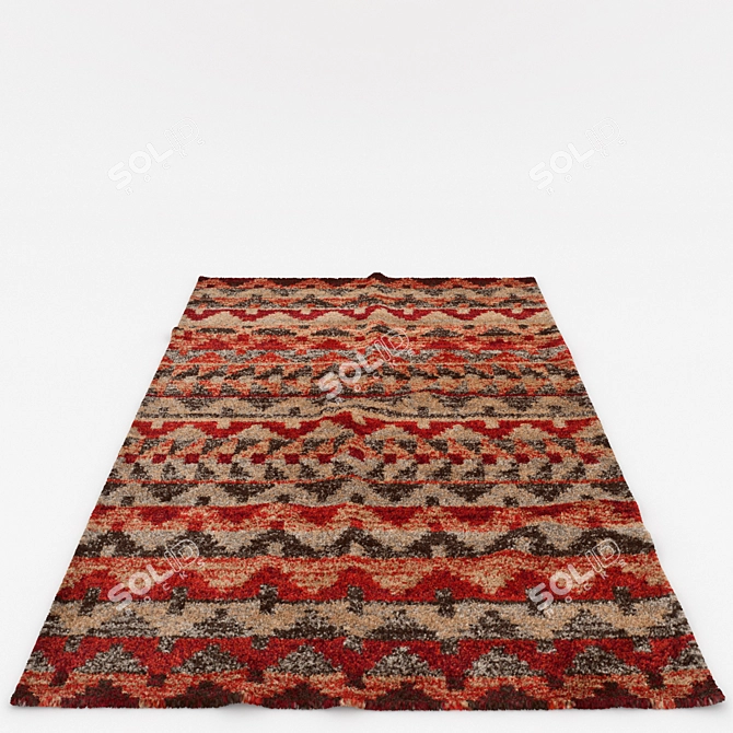 Versatile Set of 6 Rugs + 3D Model 3D model image 5