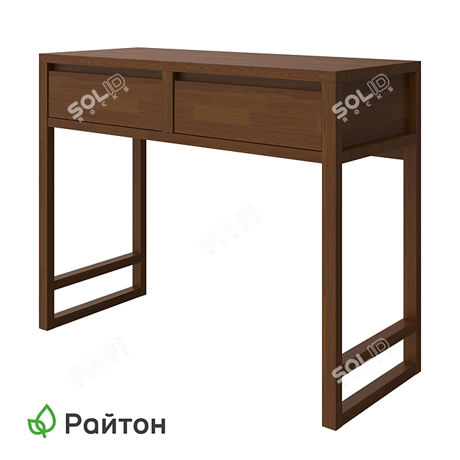 Modern Compact Vanity Dressing Table 3D model image 1