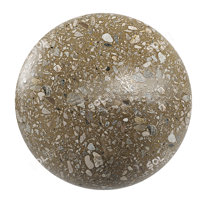 Gorgeous PBR Marble Terrazzo 3D model image 1