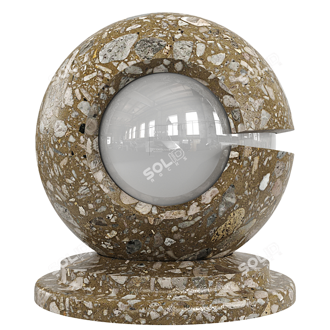 Gorgeous PBR Marble Terrazzo 3D model image 3