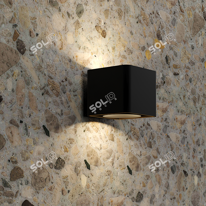 PBR Terrazzo Marble Texture: High Quality, Seamless 3D model image 2