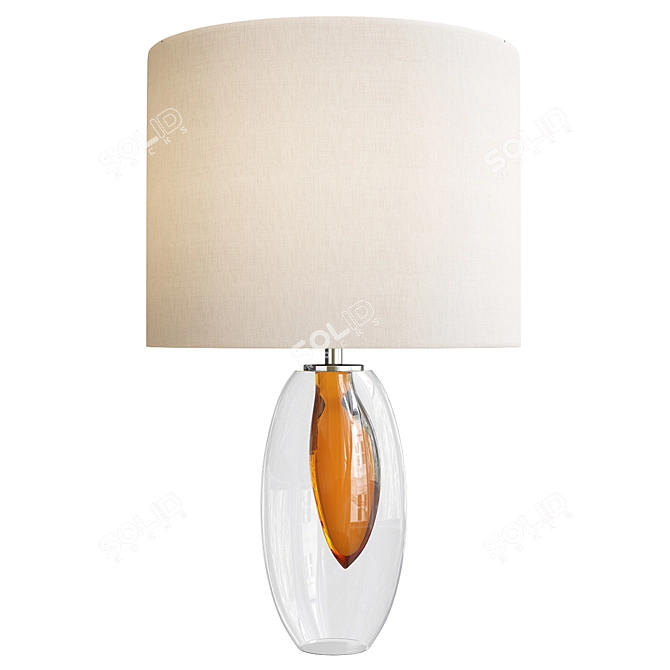 Dazzling Crystal Table Lamp 3D model image 1