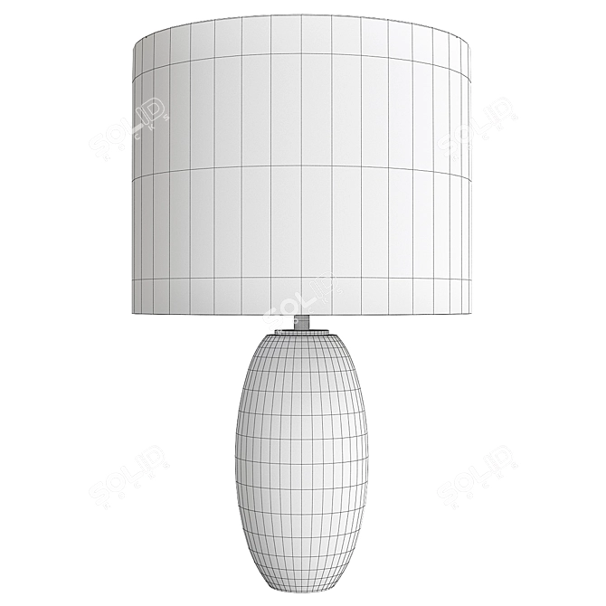Dazzling Crystal Table Lamp 3D model image 2