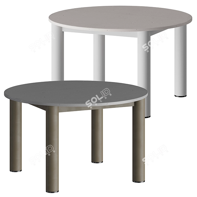 BOSC Outdoor/Indoor Table | Stylish & Versatile 3D model image 1