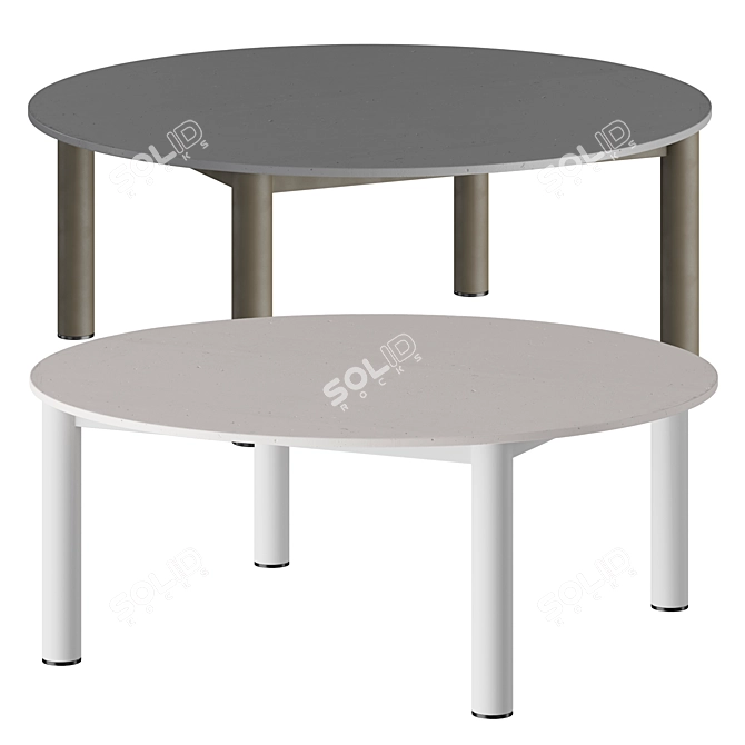 BOSC Outdoor/Indoor Table | Stylish & Versatile 3D model image 3