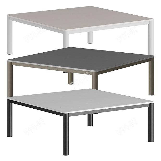 BOSC Outdoor/Indoor Table | Stylish & Versatile 3D model image 4