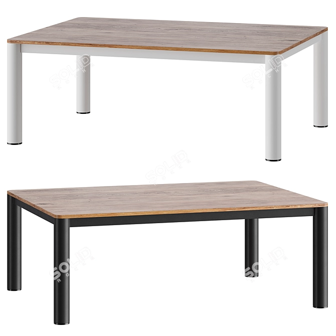 Gandiablasco Bosc: Versatile Outdoor & Indoor Table 3D model image 1