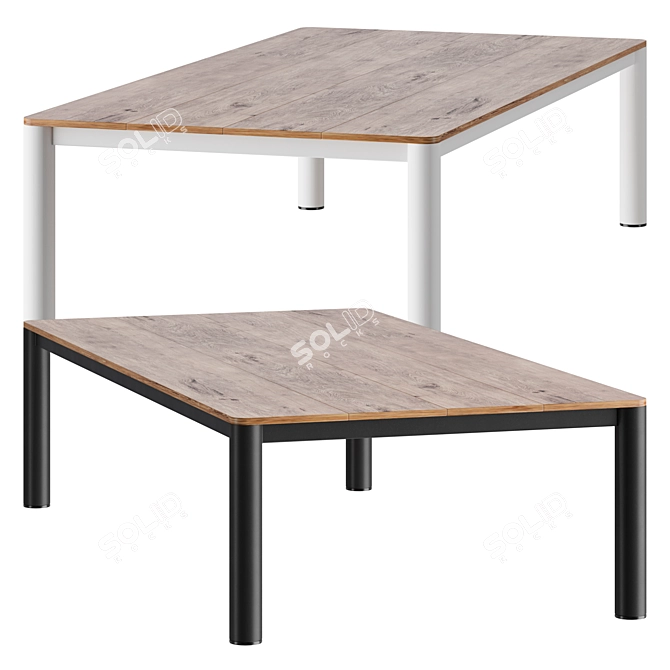 Gandiablasco Bosc: Versatile Outdoor & Indoor Table 3D model image 2