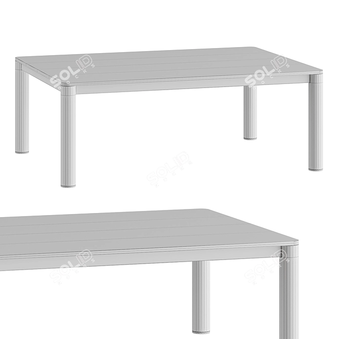 Gandiablasco Bosc: Versatile Outdoor & Indoor Table 3D model image 3