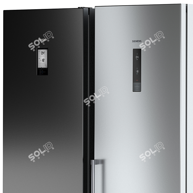 Siemens Refrigerator Set: 3 Appliances 3D model image 5