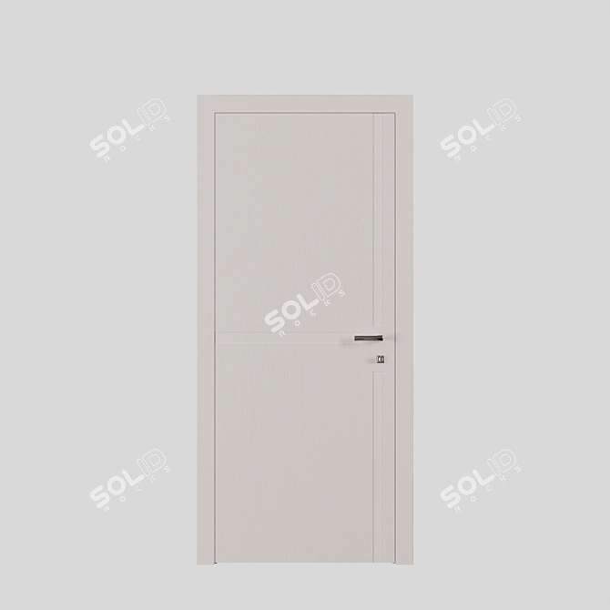 Asket Color: Stylish and Space-Saving Interior Door 3D model image 5