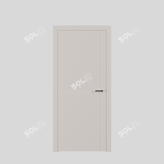 Asket Color: Stylish and Space-Saving Interior Door 3D model image 6