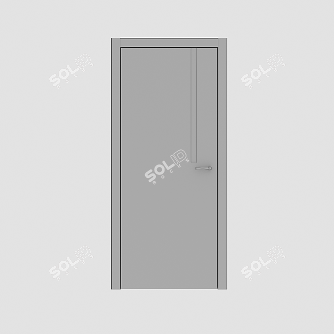 Asket Color: Stylish and Elegant Door 3D model image 2