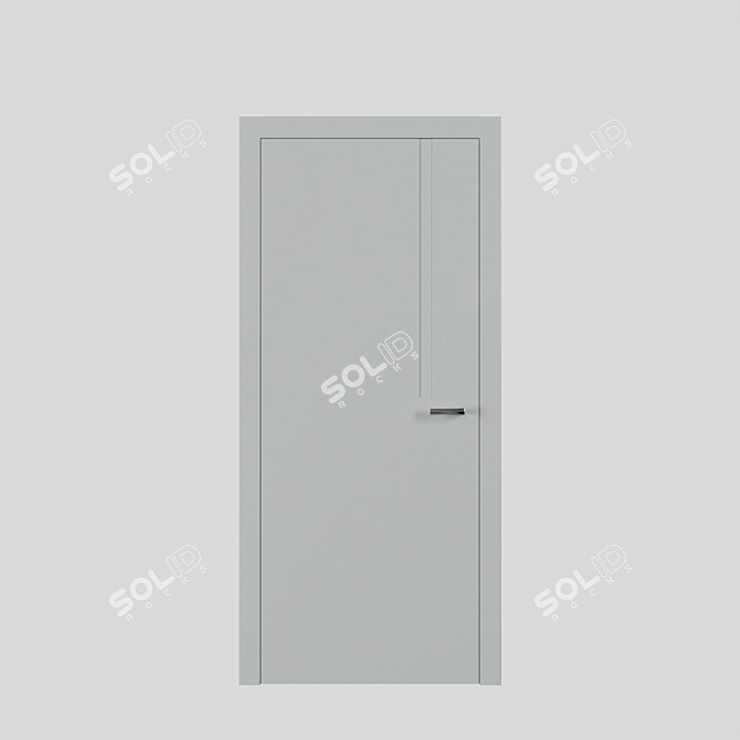 Asket 4 DG Interior Door 3D model image 3