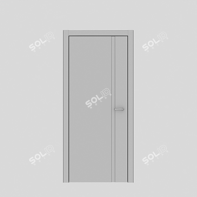 Asket 5DG: Stylish and Space-Saving Door Solution 3D model image 3