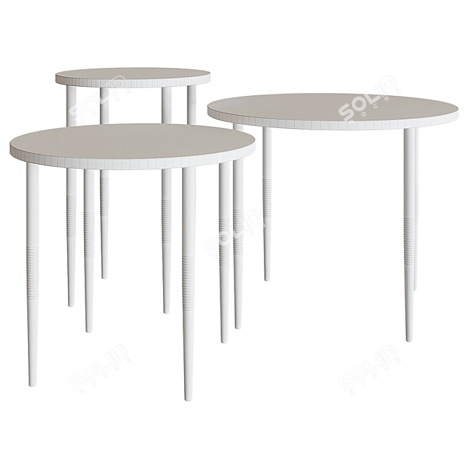 Sleek and Stylish Darcy Coffee Table 3D model image 3