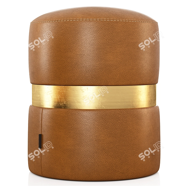 Comfy Edson Pouf 3D model image 2