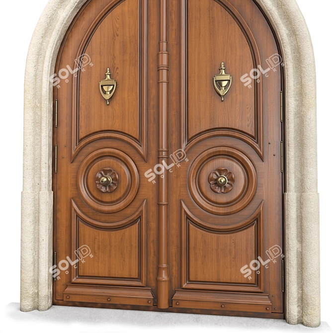 Classic 3D Max Door - 1650mm x 2500mm 3D model image 2
