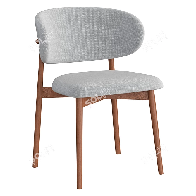 Elegant Wood Chair: Oleandro 3D model image 1