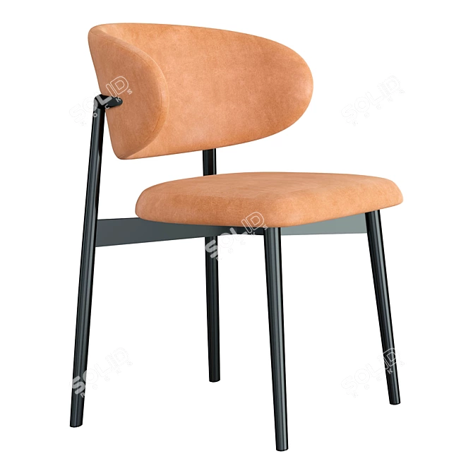 Elegant Wood Chair: Oleandro 3D model image 3