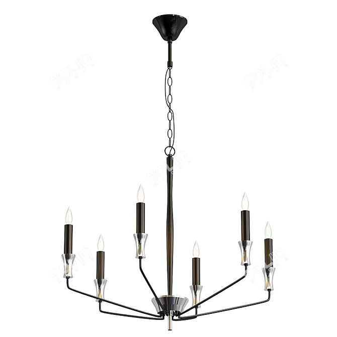 Modern Lightstar Chandelier 3D model image 1