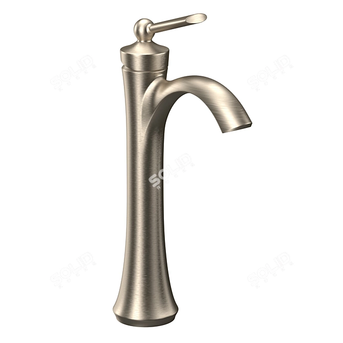 Wynford High Arc Bathroom Faucet 3D model image 1