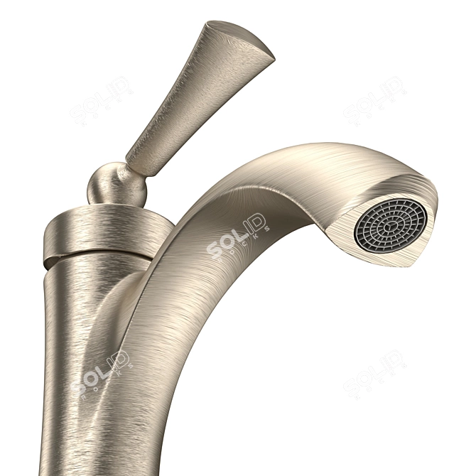 Wynford High Arc Bathroom Faucet 3D model image 2