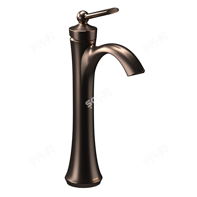 Wynford High Arc Bathroom Faucet 3D model image 6