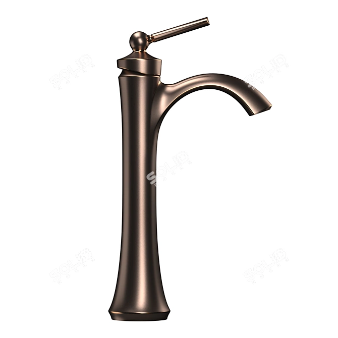 Wynford High Arc Bathroom Faucet 3D model image 8