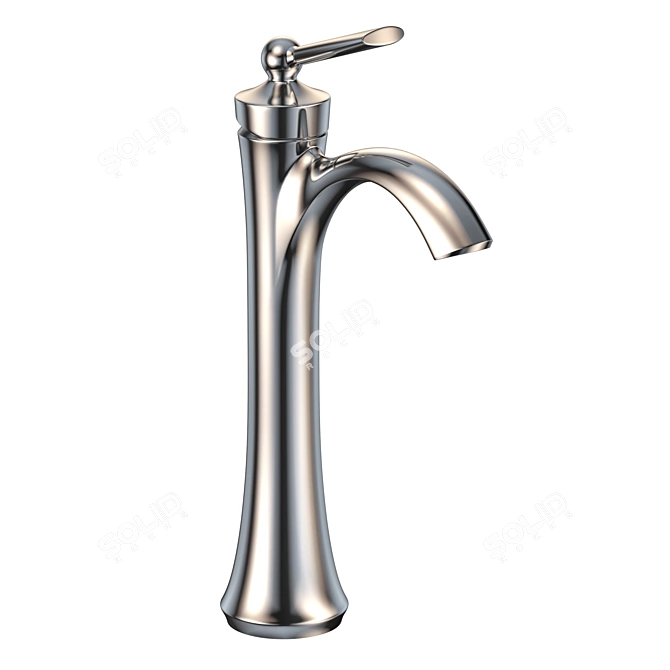 Wynford High Arc Bathroom Faucet 3D model image 9