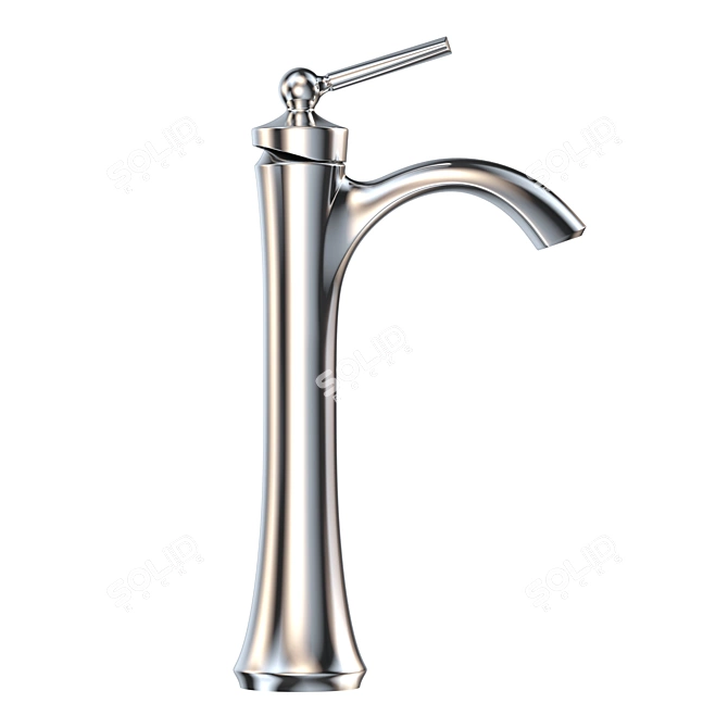 Wynford High Arc Bathroom Faucet 3D model image 10