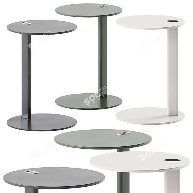 Elegant Calligaris Tender Side Table 3D model image 1