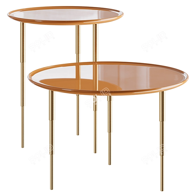 Heron | Elegant Side Table 3D model image 3