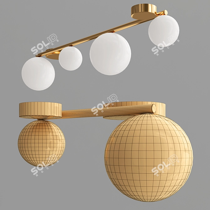 Modern ELBOW Lamp Collection 3D model image 2