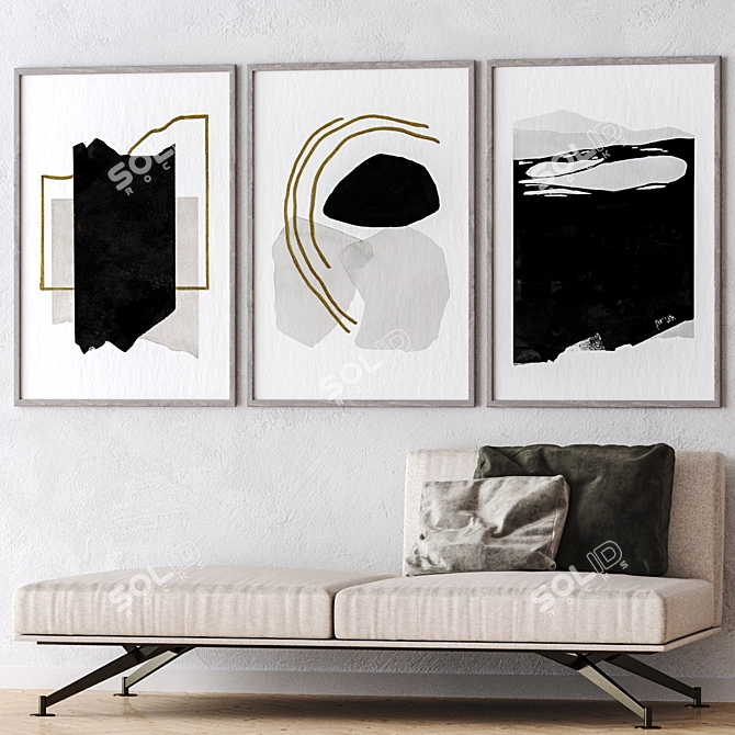 Limited Edition Wall Art Set 1776 3D model image 4