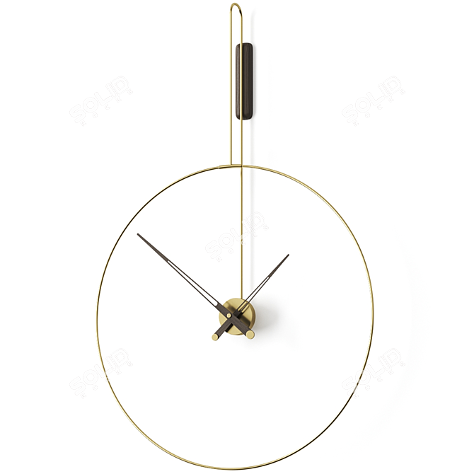 Daro Nomon Wall Clock: Sleek Timepiece with Modern Design 3D model image 2