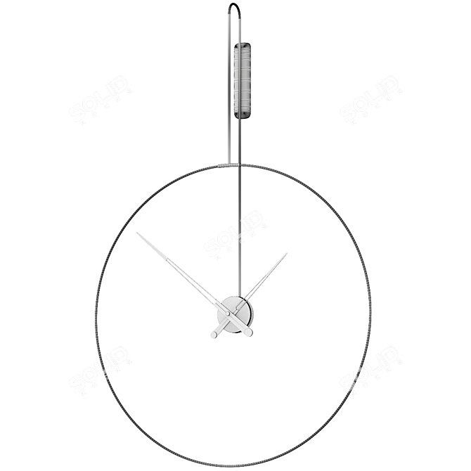 Daro Nomon Wall Clock: Sleek Timepiece with Modern Design 3D model image 3