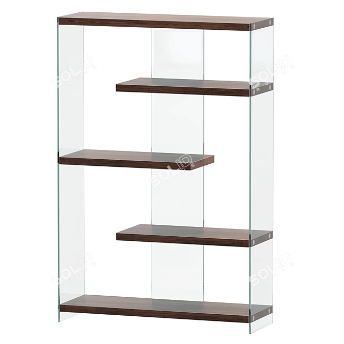 Melody Rack: Stylish Storage Solution 3D model image 1