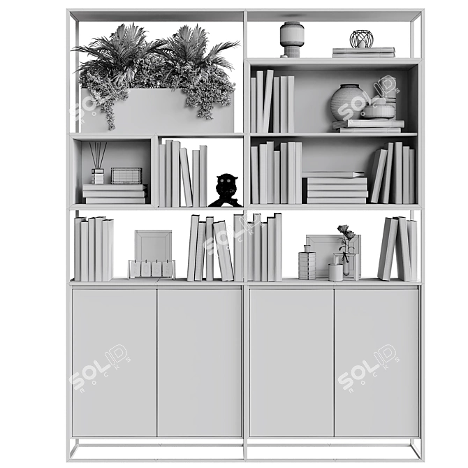 Modern Wardrobe & Display Cabinets 3D model image 5