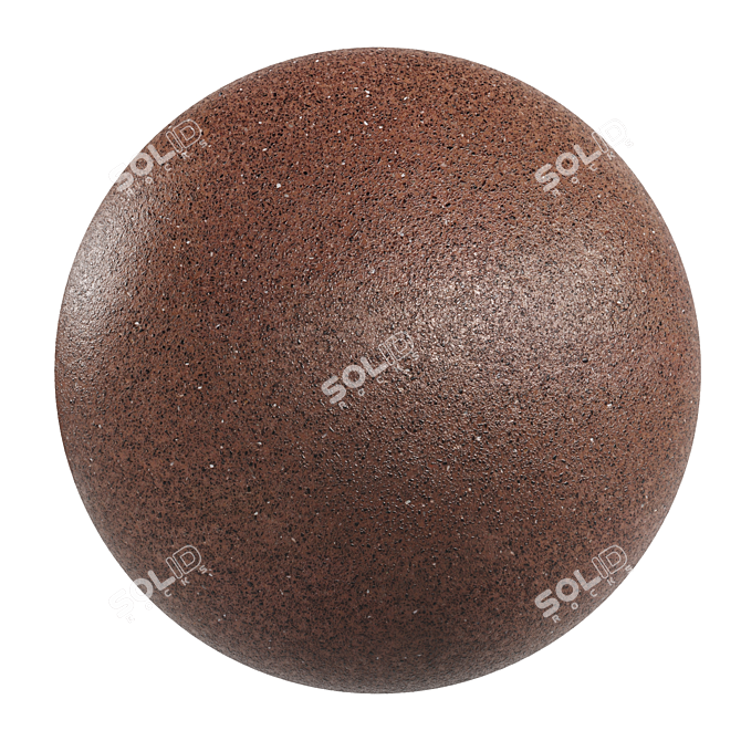 Elegant PBR Terrazzo Marble 3D model image 1